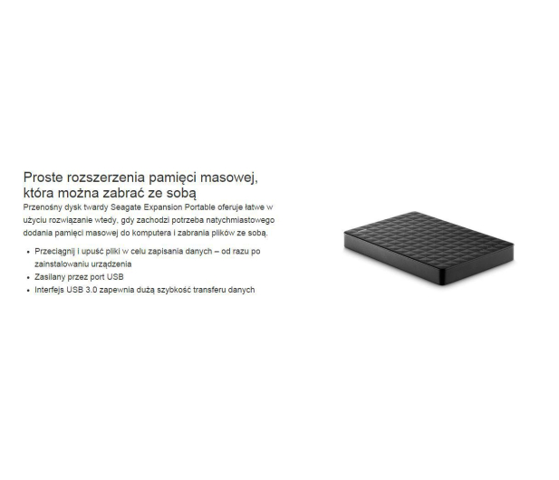 Seagate Expansion Portable 2TB USB 3.2 Gen. 1 Czarny - 236497 - zdjęcie 5